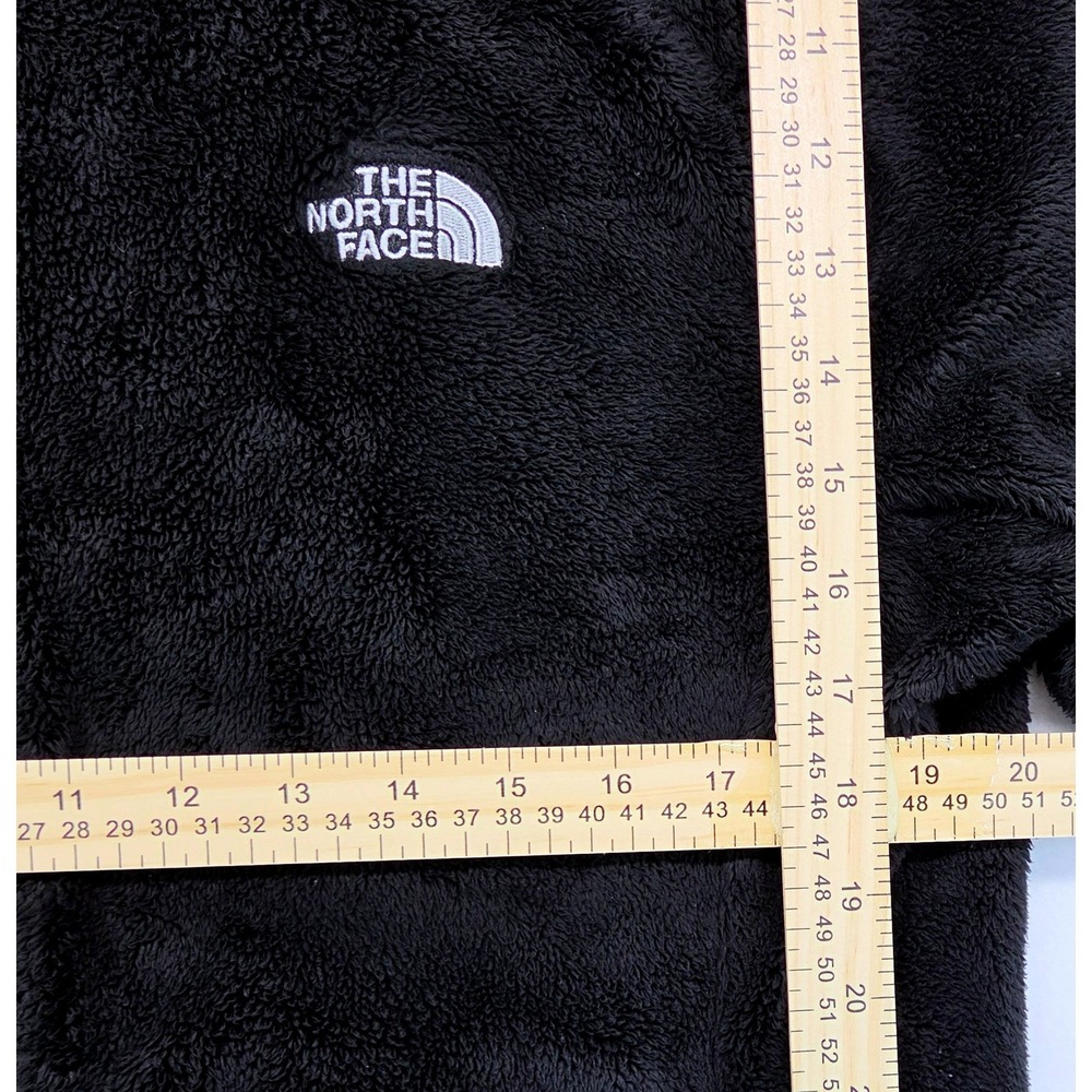 The North Face Osito Black Full Zip Fleece Jacket Womens Lg Fuzzy Soft Gorpcore - Picture 5 of 8